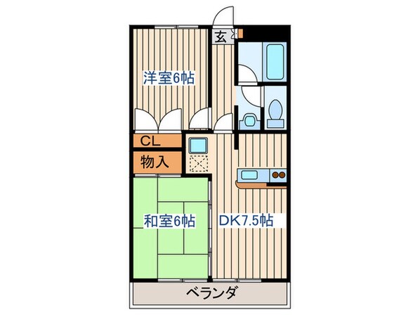 メゾンド加納Ⅱの物件間取画像